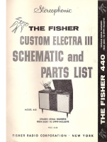 Fisher 440 - Service Manual